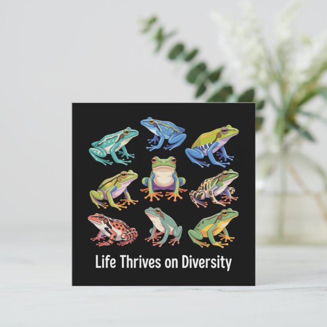 Frog Autism Neurodiversity is Necessary SPED  Inbjudningar (Stående Fram)