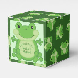 Frog Baby Shower-Grönt Presentaskar