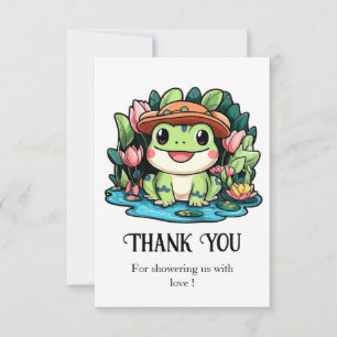 Frog Baby Shower Tack Kort