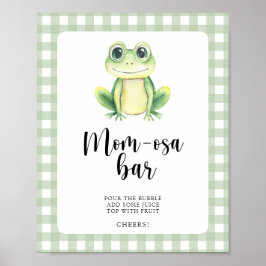 Frog babydusch - Momosa pub Poster