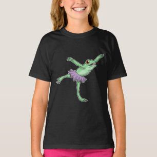 Frog Ballerina Ballet Dance T Shirt