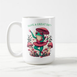 Frog ballerina Magic Dance Fairy tale Aesthetic Kaffemugg