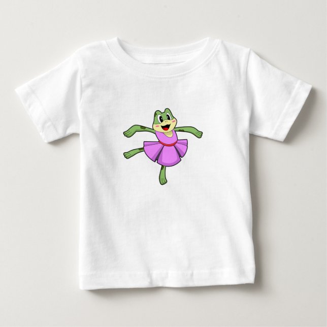 Frog Ballet Dance T Shirt (Framsida)