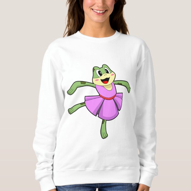 Frog Ballet Dance T Shirt (Framsida)