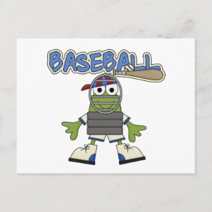 Frog Baseball - Catcher skjortor och gåvor Vykort
