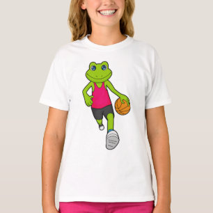 Frog Basketball-spelare Basketball T Shirt