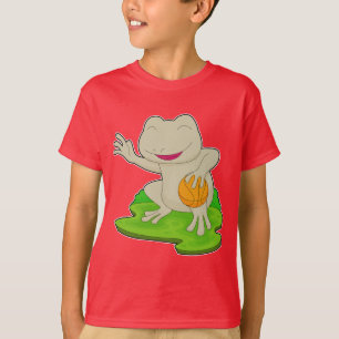 Frog Basketball-spelare Basketball T Shirt