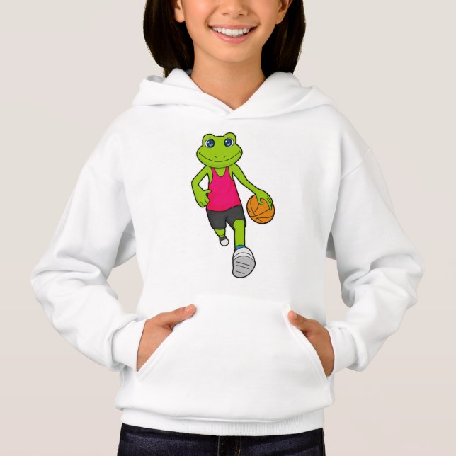 Frog Basketball-spelare Basketball T Shirt (Framsida)