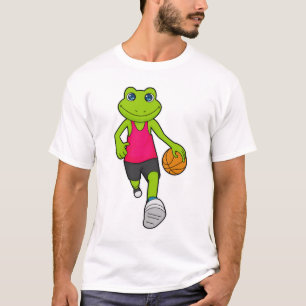 Frog Basketball-spelare Basketball T Shirt