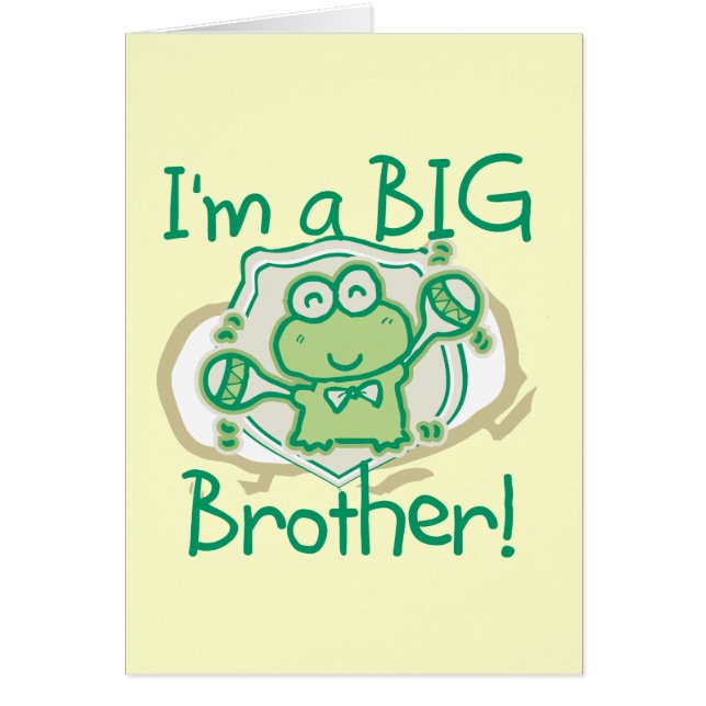 Frog Big Brother Hälsningskort (Framsidan)