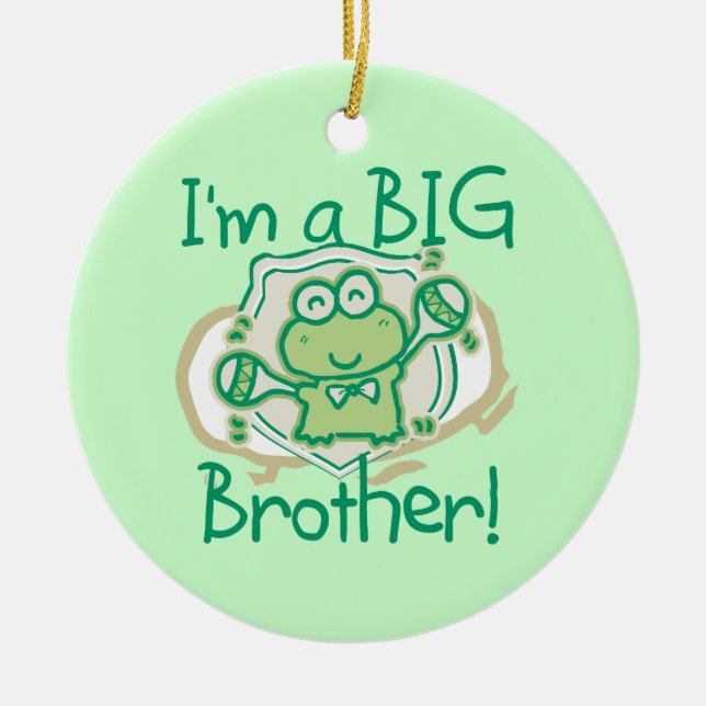 Frog Big Brother Julgransprydnad Keramik (Framsidan)