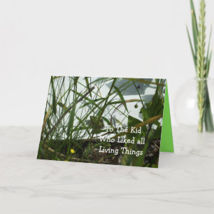 Frog Birthday Hälsning Kort