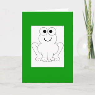 Frog Birthday Kort