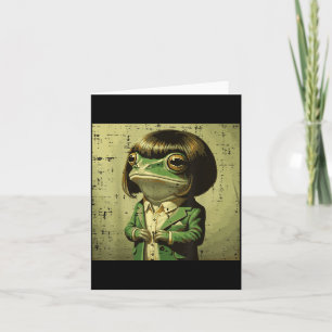 Frog Bob frisyr pannanlugg peruk rolig meme djur m Kort