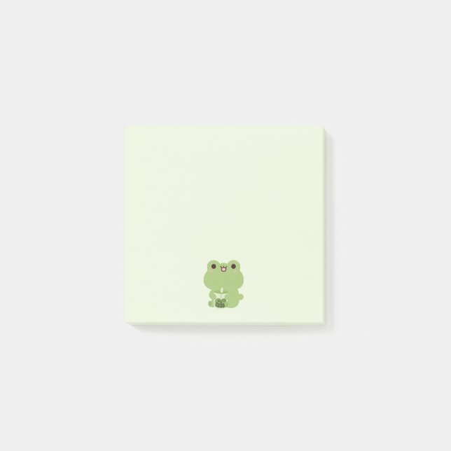Frog Boba Post-it Block (Framsida)