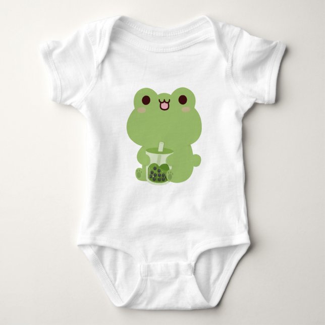 Frog Boba T Shirt (Framsida)