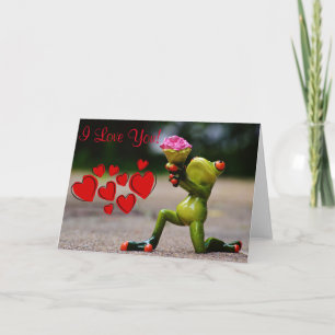 Frog bouquet kort