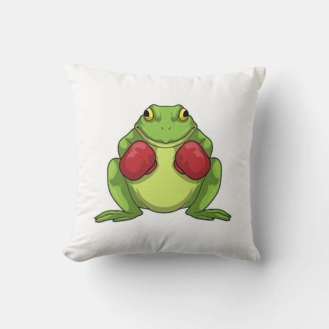 Frog Boxer Boxing handskar Kudde (Framsida)