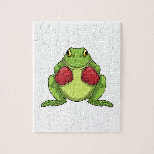Frog Boxer Boxing handskar Pussel (Vertikal)