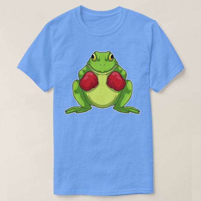 Frog Boxer Boxing handskar T Shirt (Design framsida)