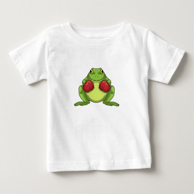 Frog Boxer Boxing handskar T Shirt (Framsida)
