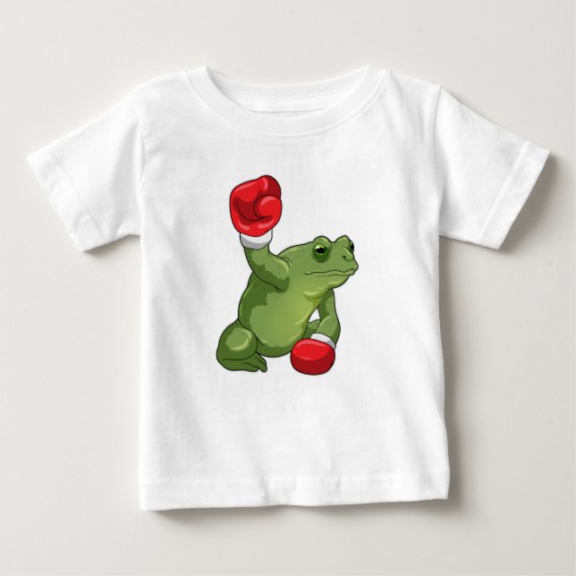 Frog Boxer Boxing handskar T Shirt (Framsida)