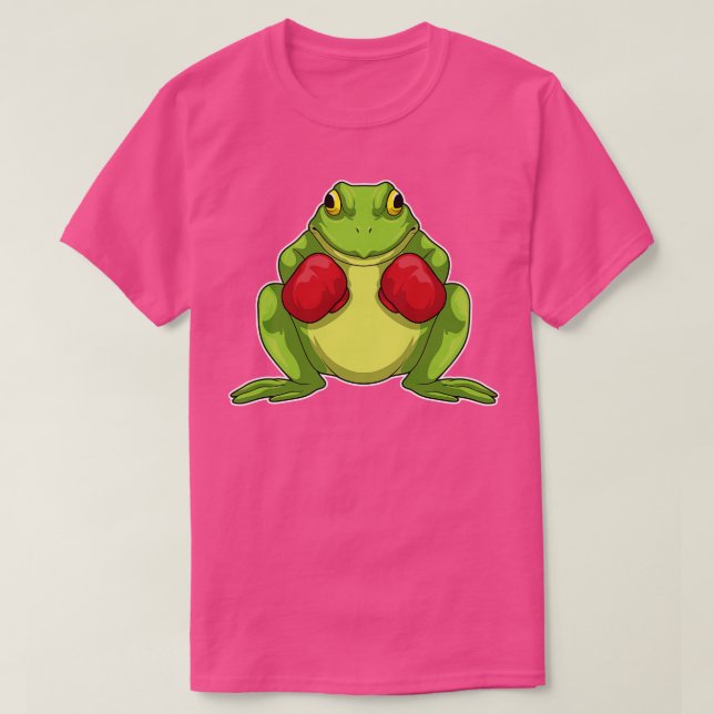 Frog Boxer Boxing handskar T Shirt (Design framsida)