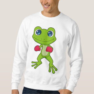 Frog Boxing Boxer Boxing handskar Lång Ärmad Tröja