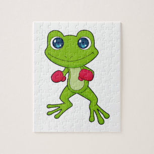 Frog Boxing Boxer Boxing handskar Pussel