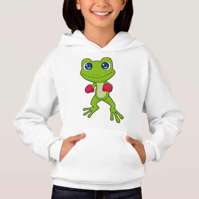 Frog Boxing Boxer Boxing handskar T Shirt (Framsida)