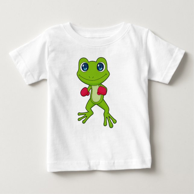 Frog Boxing Boxer Boxing handskar T Shirt (Framsida)