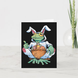 Frog Bunny Öron Påskägg Hunting Vår Manar Wome Kort