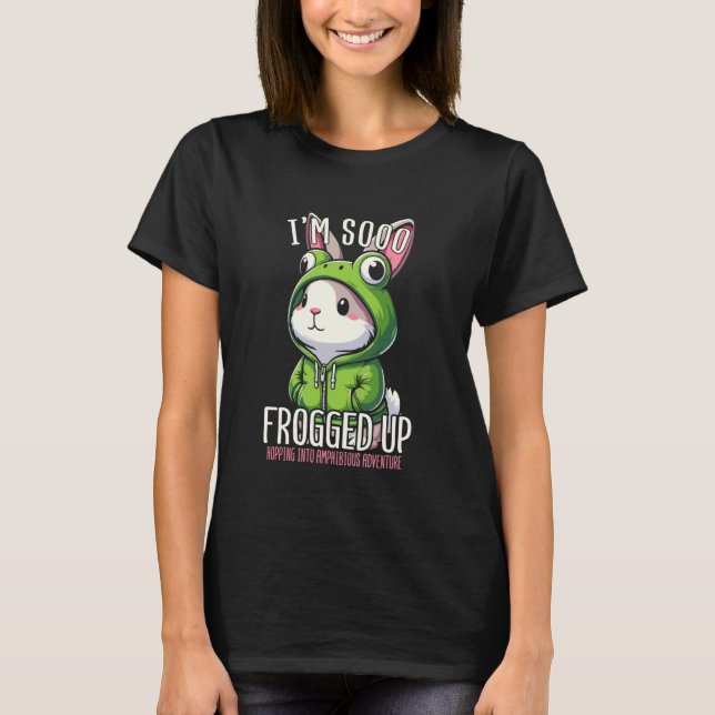 Frog Bunny Toad Rabbit T Shirt (Framsida)
