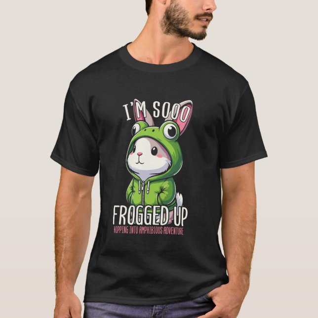 Frog Bunny Toad Rabbit T Shirt (Framsida)