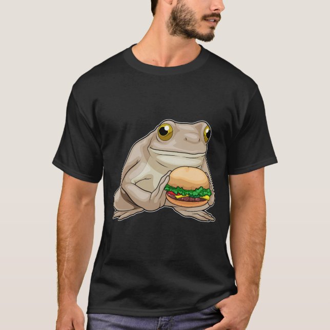 Frog Burger T Shirt (Framsida)