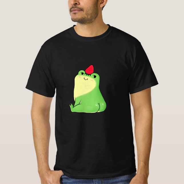 Frog Butt Mäns T Shirt (Framsida)