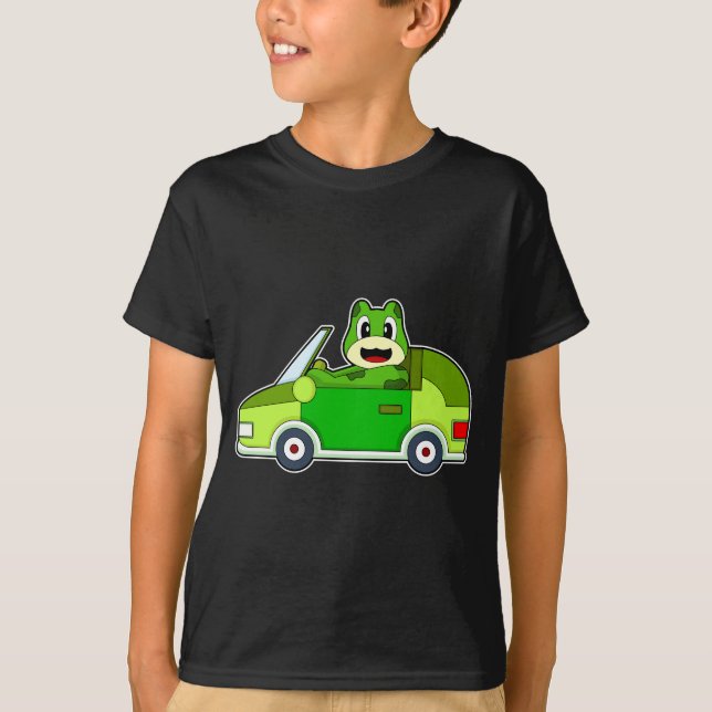 Frog Car T Shirt (Framsida)