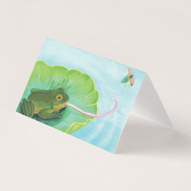Frog Catching Kryp Kort (Framsida)