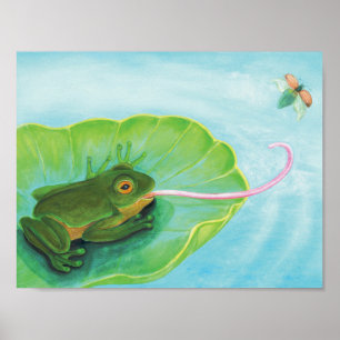 Frog Catching Kryp Poster