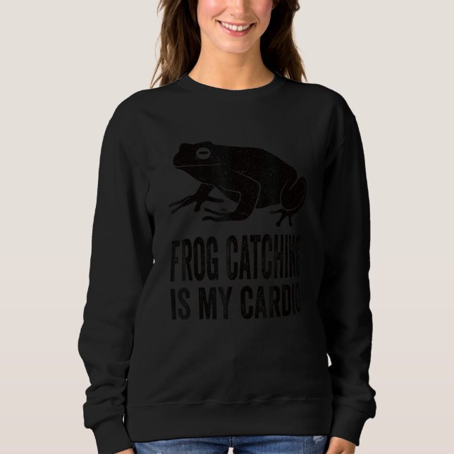 Frog Catching & Toad Hunting for a Bullfrog Hunter T Shirt (Framsida)