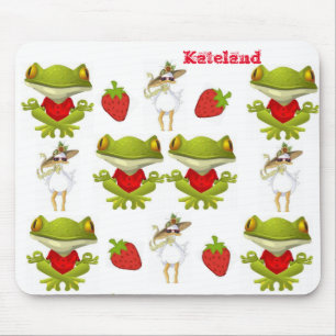 Frog Chicken Strawberry Mouse Pad! Musmatta