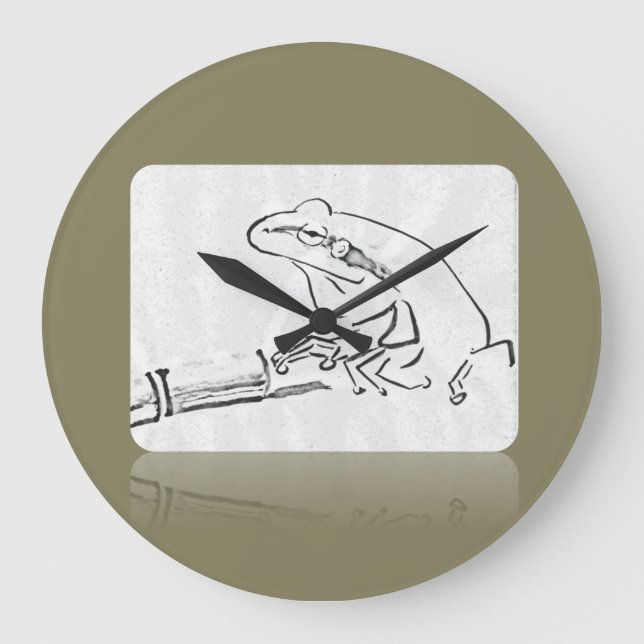 Frog Clock Stor Klocka (Framsida)