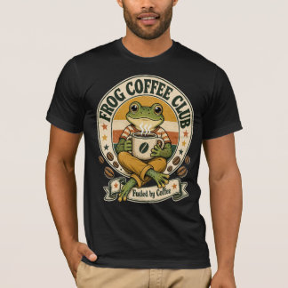 Frog Coffee Club Kaffeälskare T Shirt