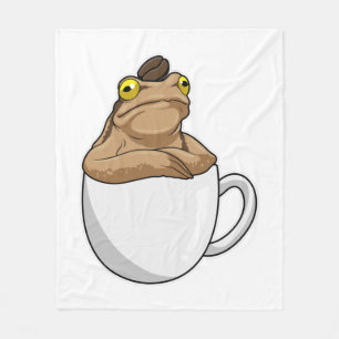 Frog Coffee Kaffeböna Fleecefilt
