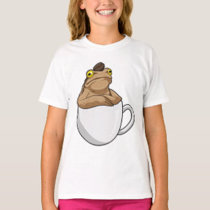 Frog Coffee Kaffeböna T Shirt