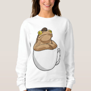 Frog Coffee Kaffebönor T Shirt