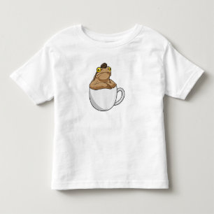 Frog Coffee Kaffebönor T Shirt