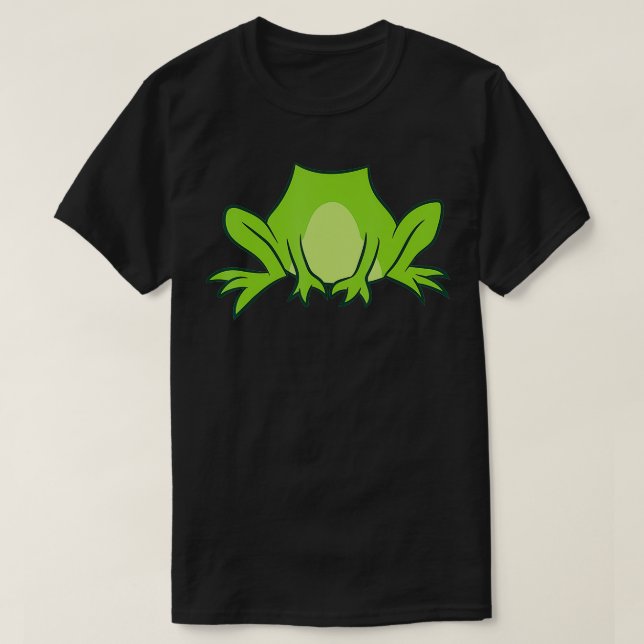 Frog Costume Frog Disguise Cute Toad  T Shirt (Design framsida)