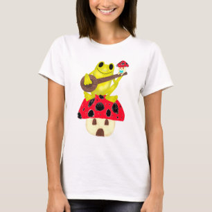Frog Cottagecore Aesthetic Goblincore Mushroom Dar T Shirt