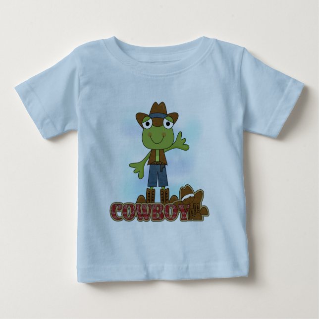 Frog Cowboy T-shirts och presenter (Framsida)